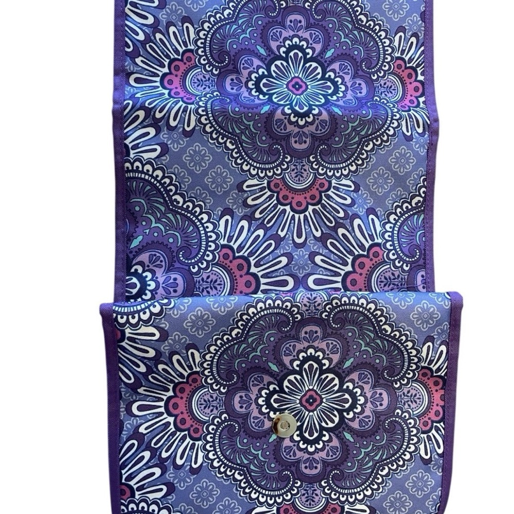 Collapsible Vera Bradley Travel Organizer Lilac Tapestry‎ NWT